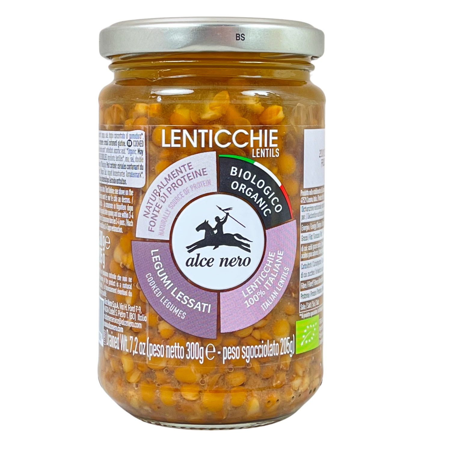 Lenticchie lessate Bio - Alce Nero 300 g