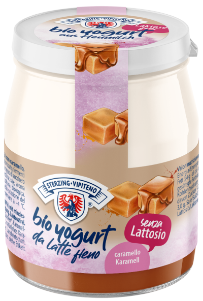 Yogurt caramello senza lattosio (in vetro) Bio 150 g