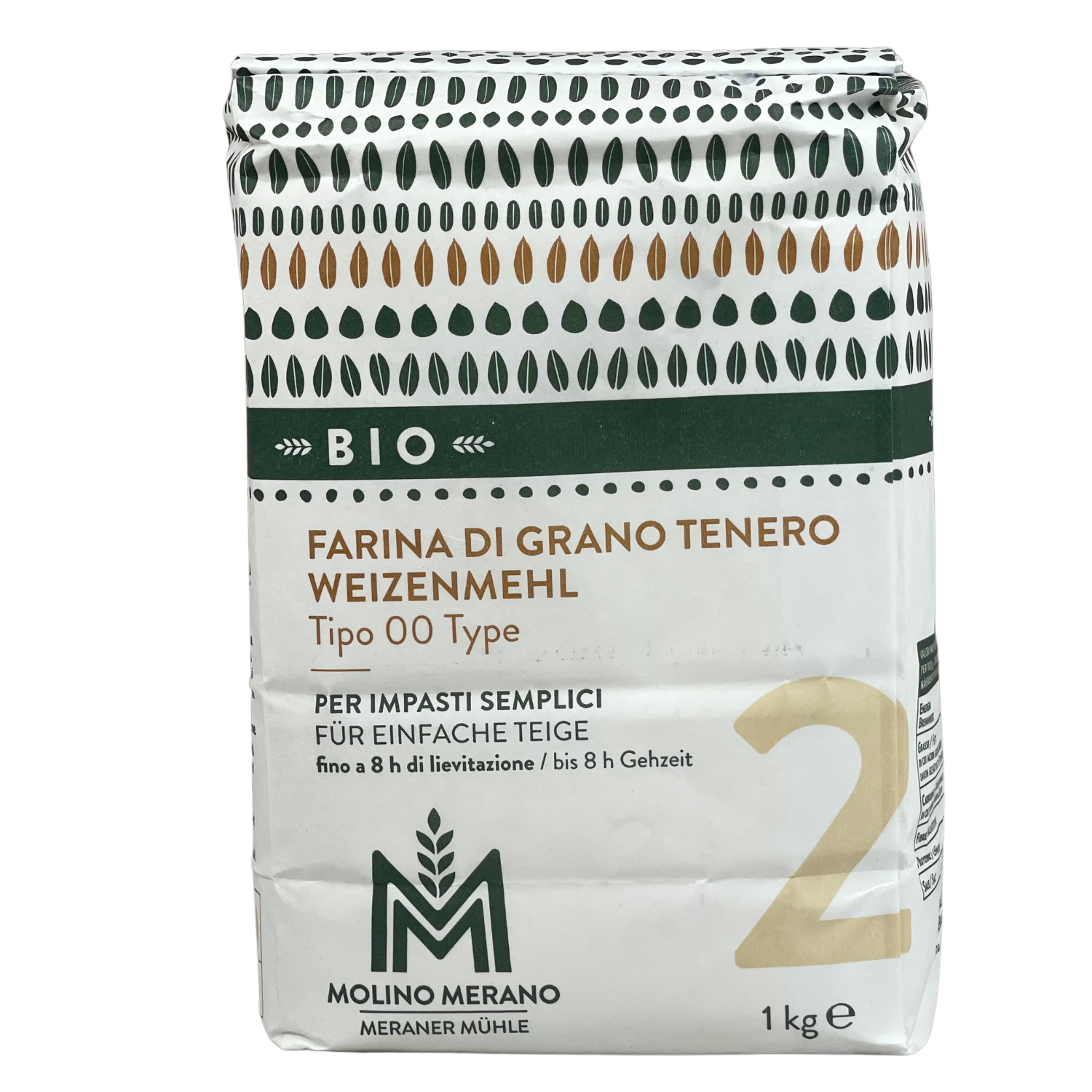 Farina di grano tenero Nr. 2 Tipo 00 Bio 1 kg