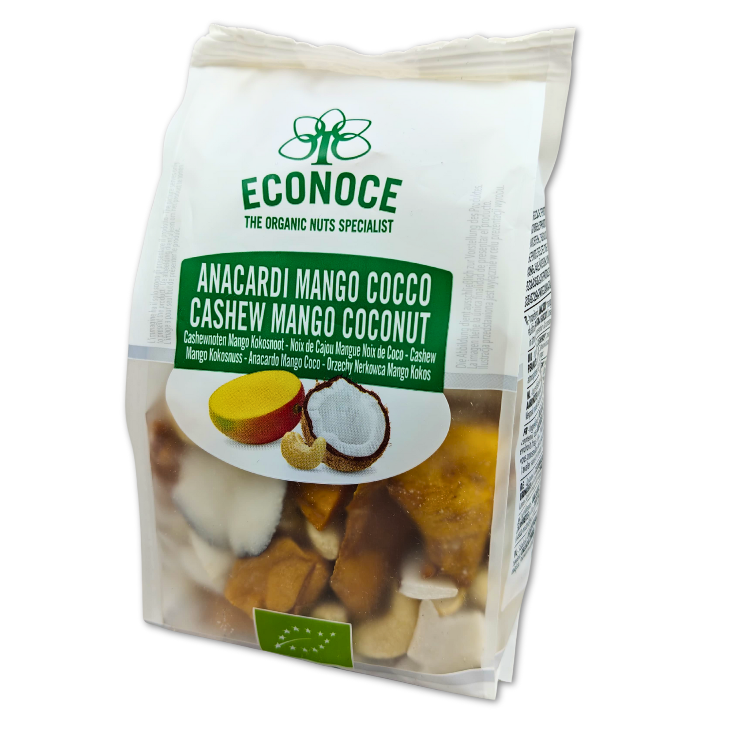 Mix di anacardi naturali, mango & cocco Bio 200 g