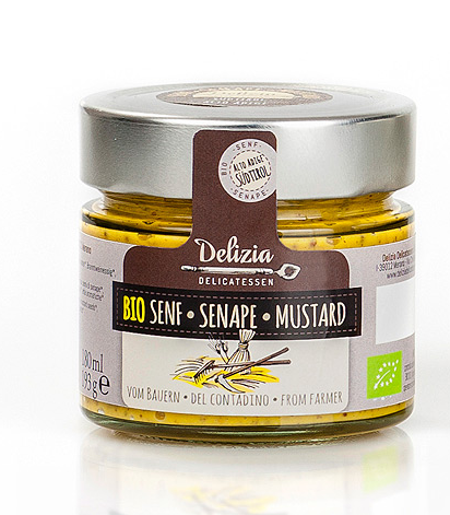 Senape bio alla contadina Bio 180 ml