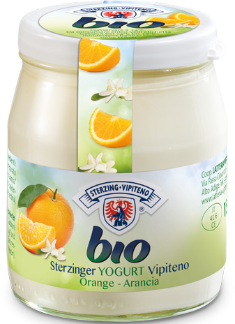 Yogurt arancia (in vetro) Bio 150 g