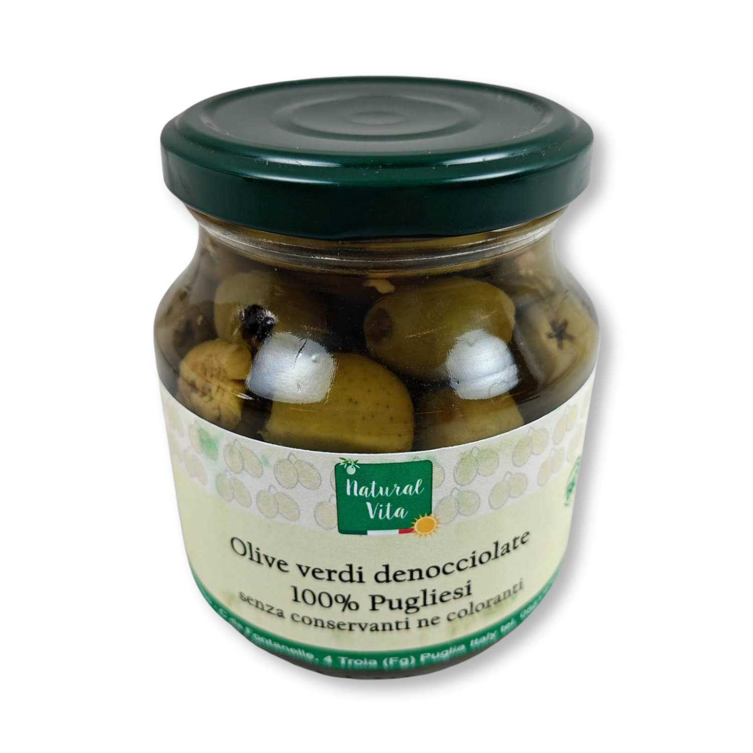 Olive verdi denocciolate Bio 140 g