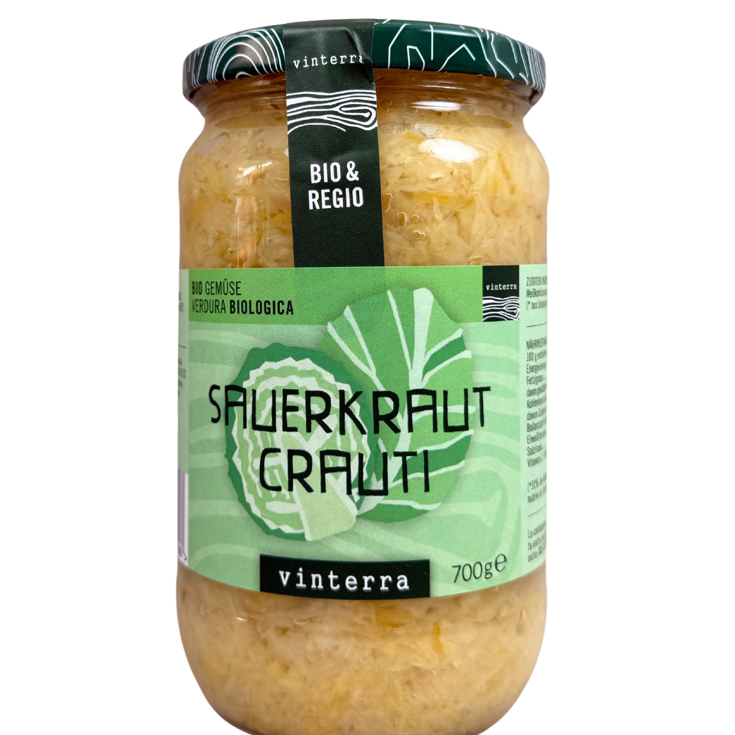 Crauti Bio 700 g in vetro