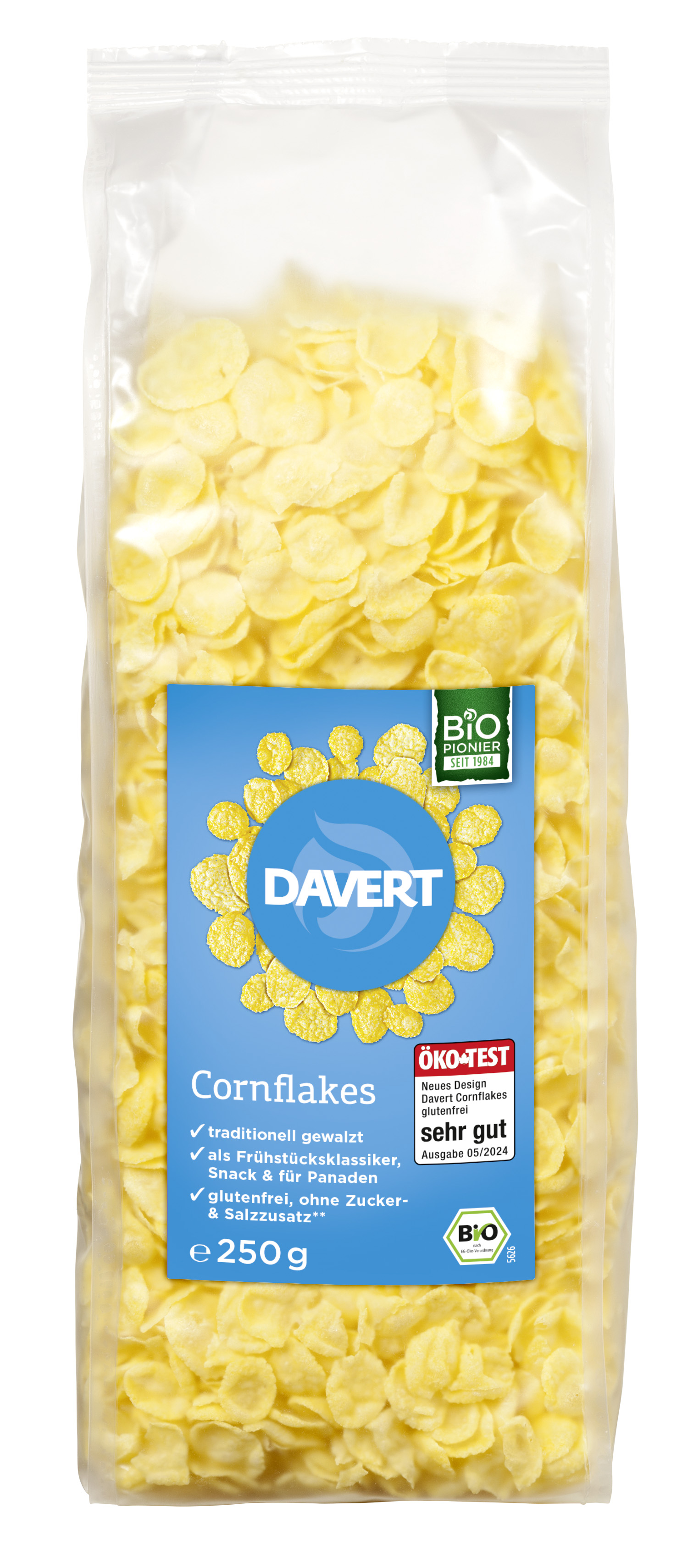Cornflakes senza zucchero Bio 250 g